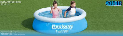 Imagen de PILETA REDONDA FAST SET 940LTS 1.83M X 0.51M  12.23